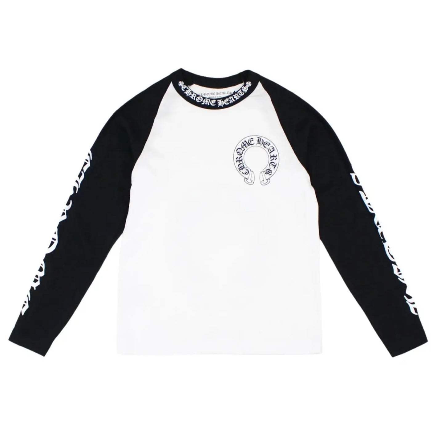 Chrome Hearts Black and White Longsleeve
